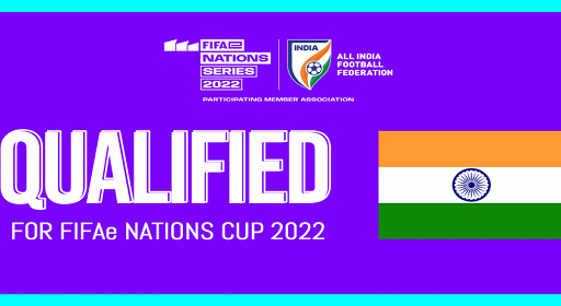 India qualified for the first time for the e-Fifa Nations Cup 2022.current affairs
